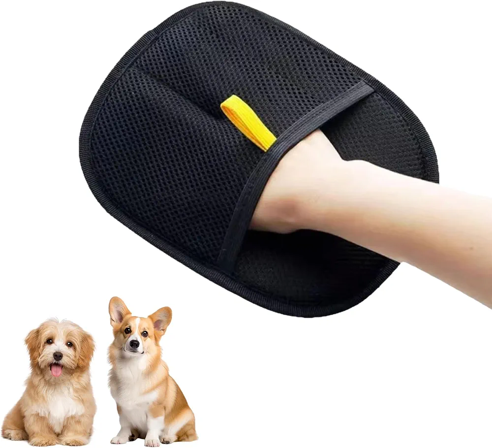 Guante de Mano Quitapelos para Mascotas
