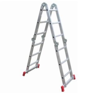 Escalera De Aluminio Articulada 12 Escalones 4X3