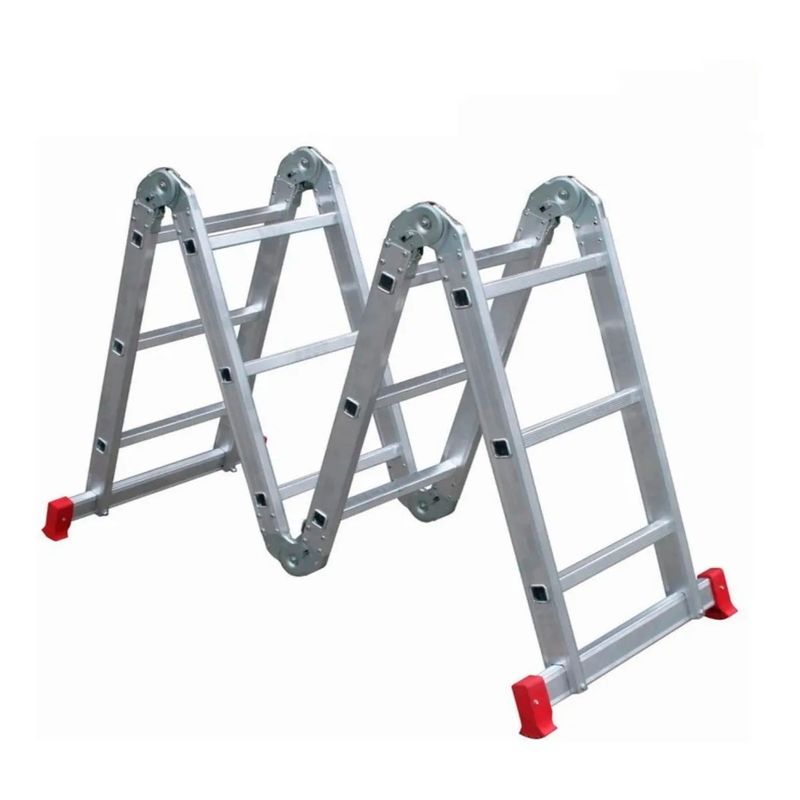Escalera De Aluminio Articulada 12 Escalones 4X3 - Imagen 3