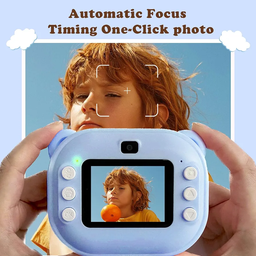 Cámara de Fotos Instantánea para Niños con Impresión Térmica - Imagen 2