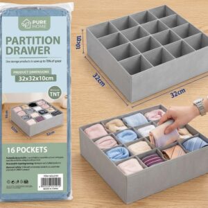 Organizador De Medias Y Ropa Interior Para Cajonera