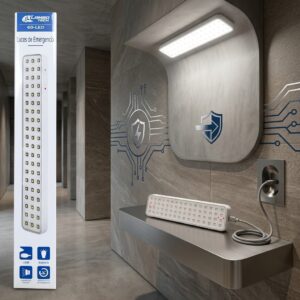 Luz De Emergencia Recargable 60 LED USB Alto Brillo Portátil